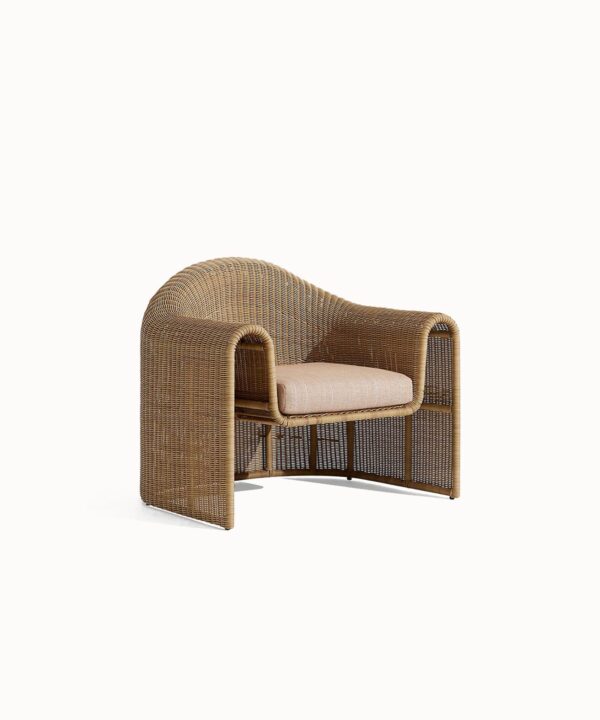 Outdoor Wicker Lounge Chair - Image 2