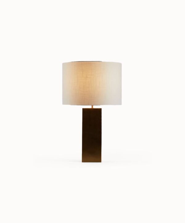 Table Lamp with Drum Shade - Image 2